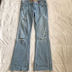 Hollister jeans, beaded back pockets